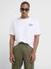 Футболка Jack&Jones белый, принт на спине цветы M