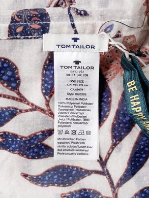 Шарф хомут снуд Tom Tailor флористика