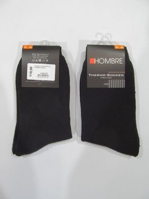 Носки на махре чёрные Hombre (1 пара)