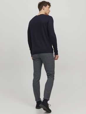 Штаны чинос мужские Jack&Jones темно-серый в клетку 28/32