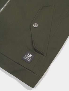 Куртка мужская Tom Tailor хаки вышивка на спине S