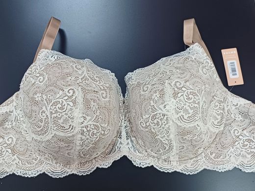 Бюстгальтер Thirdlove беж з мереживом, Lace Balconette Bra 44D